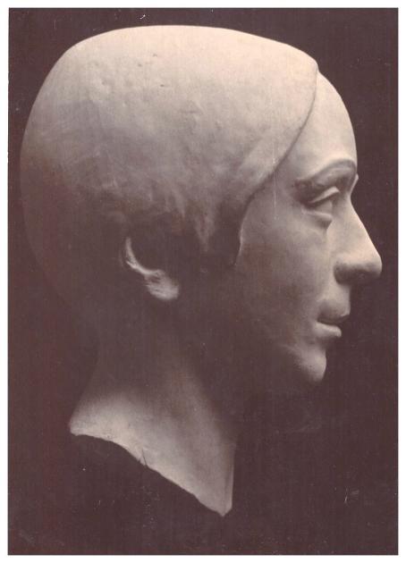 Young Sebastian Benda, sculpted by Simecek