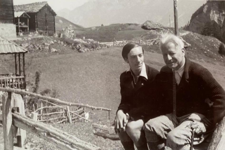 With Maestro Franz von Hoesslin 1942