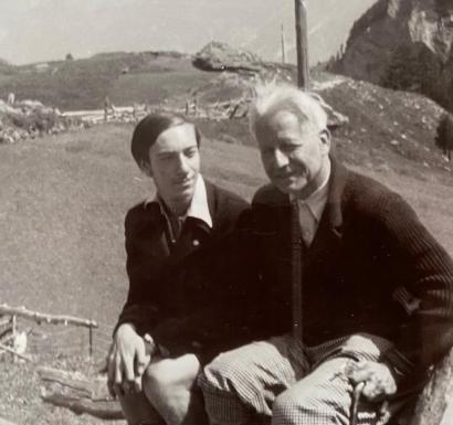 With Maestro Franz von Hoesslin 1942